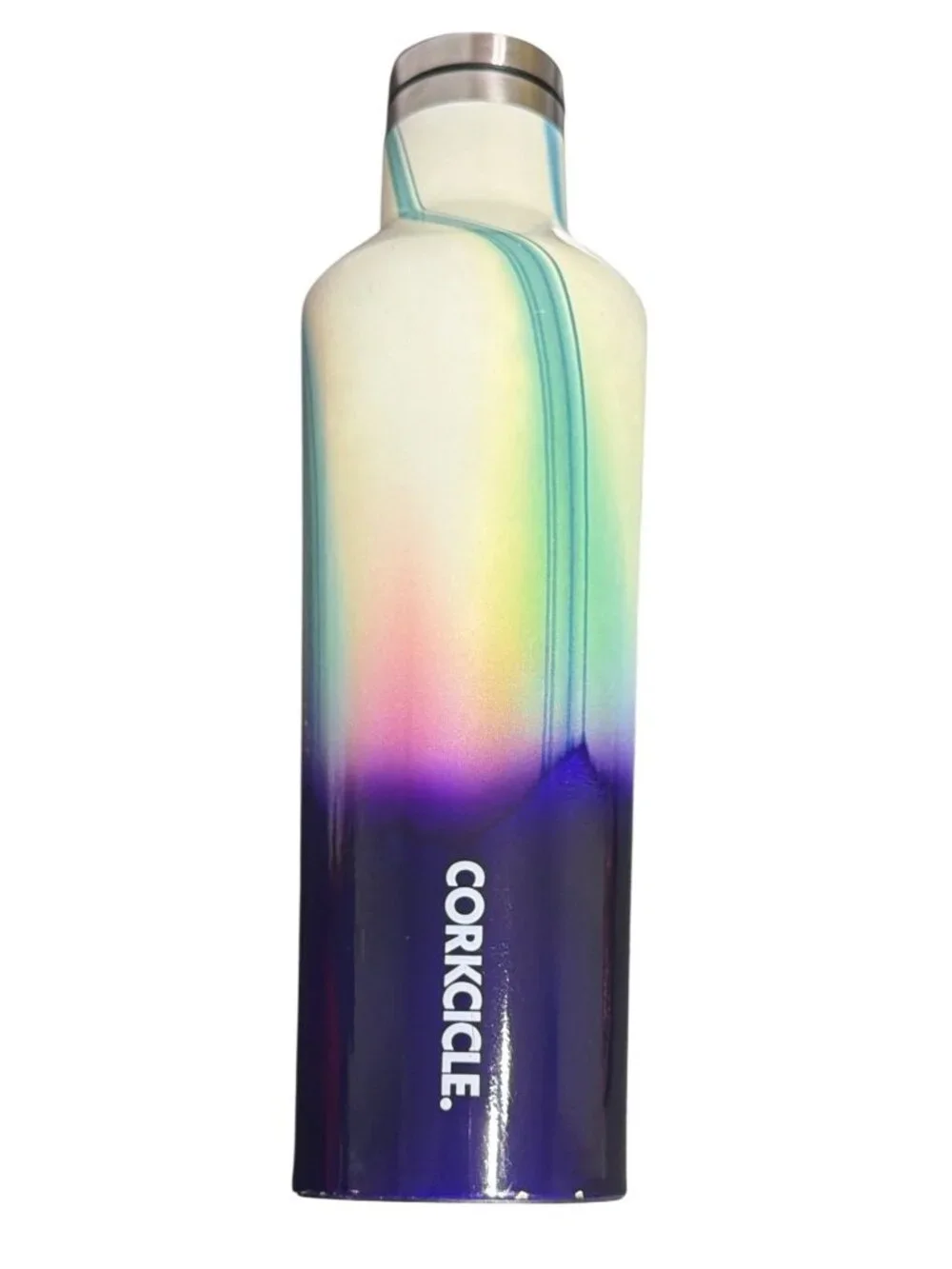 Corkcicle Set Aurora Canteen Water Bottle 16 oz Stemless Wine Tumbler 12 oz READ